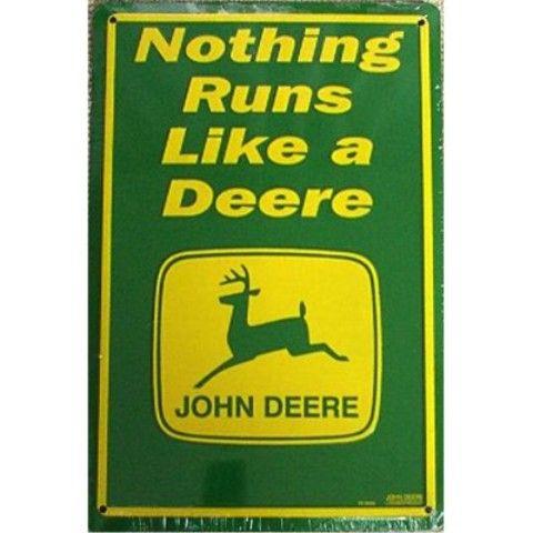 Nothing Runs Like a Deere Logo - John Deere - Nothing Runs Like a Deere Novelty Number Plates and ...