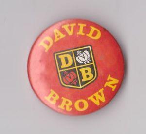 1960'S Tractor Logo - Vintage DAVID BROWN Tractor badge pin 1960s Engineering Limited Ltd