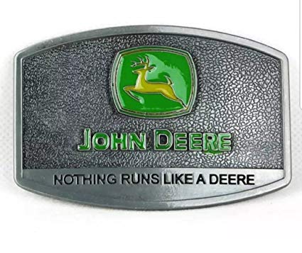 Nothing Runs Like a Deere Logo - JOHN DEERE Nothing Runs Like A Deere Pewter Finish