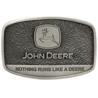Nothing Runs Like a Deere Logo - Nothing Runs Like a Deere Fine Pewter Buckle — Martin Deerline