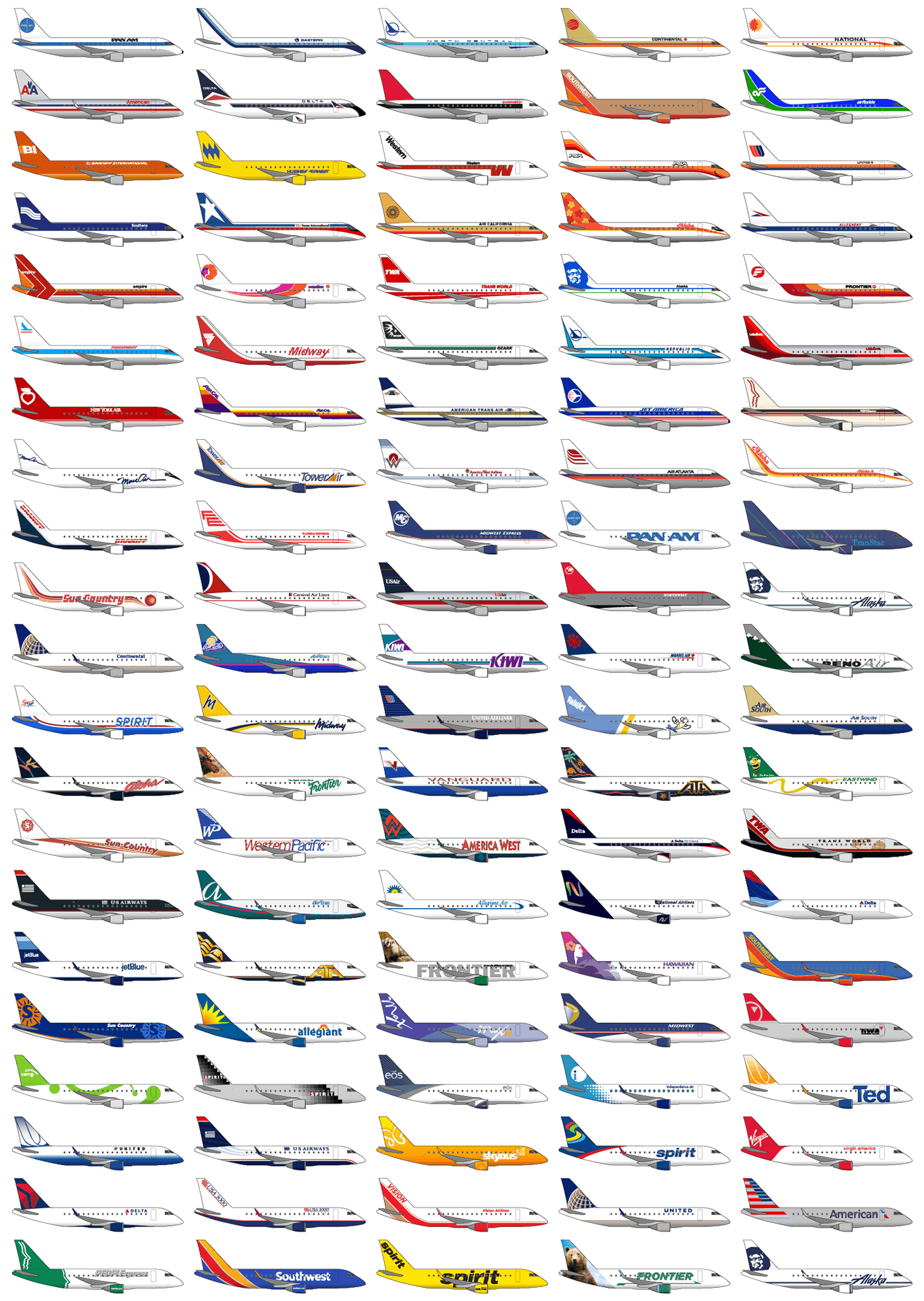 Airline Liveries and Logo - Liveries on Behance
