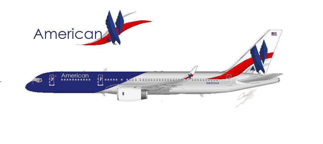 Airline Liveries and Logo - American Airlines - New Livery Idea - DA.C