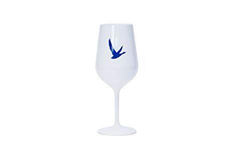 New Grey Goose Logo - Grey Goose Vodka Glass Cup With Logo, White Plastic, New In Original
