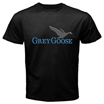 New Grey Goose Logo - Grey Goose Vodka Logo New Black T Shirt Size 2XL
