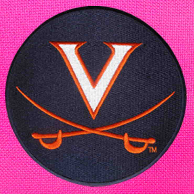 Cute HP Logo - Cute University of Virginia UVA LOGO Pink Cavaliers TOTE BAG