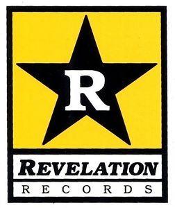 Yellow with and R Star Logo - REVELATION RECORDS r star logo STICKER **Free Shipping** -hardcore