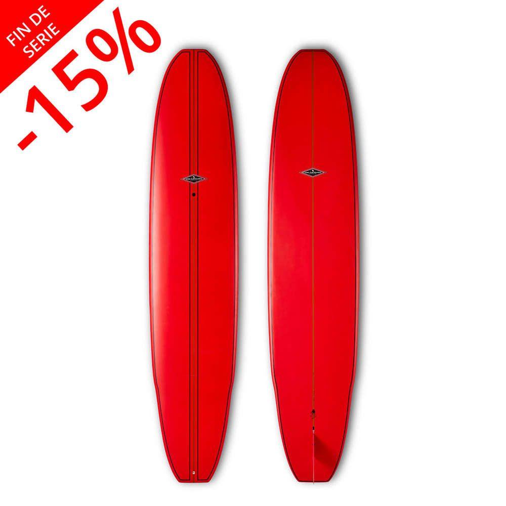 Surf Red Logo - GONG SURF 10'0 INCREDIBLE TEN BAMBY RED MATT FINISH LOGO LOSANGE