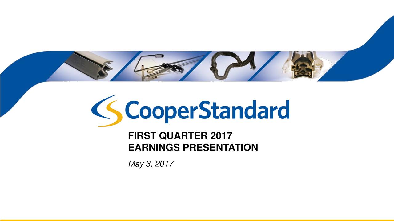 Cooper Standard Automotive Logo - Cooper Standard Holdings Inc. 2017 Q1 Call