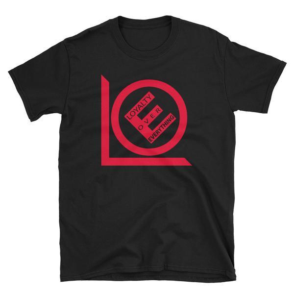 Red E Logo - Yellow Logo Shirt – Loe Clothing