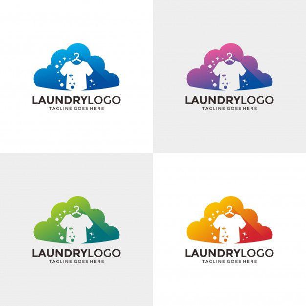 Laundry Service Logo - Laundry service logo design template. Vector | Premium Download