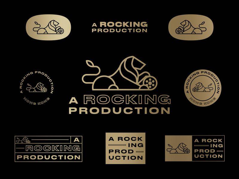 Lion Movie Production Logo - A Rocking Production Logo by Karen Schipper | Dribbble | Dribbble
