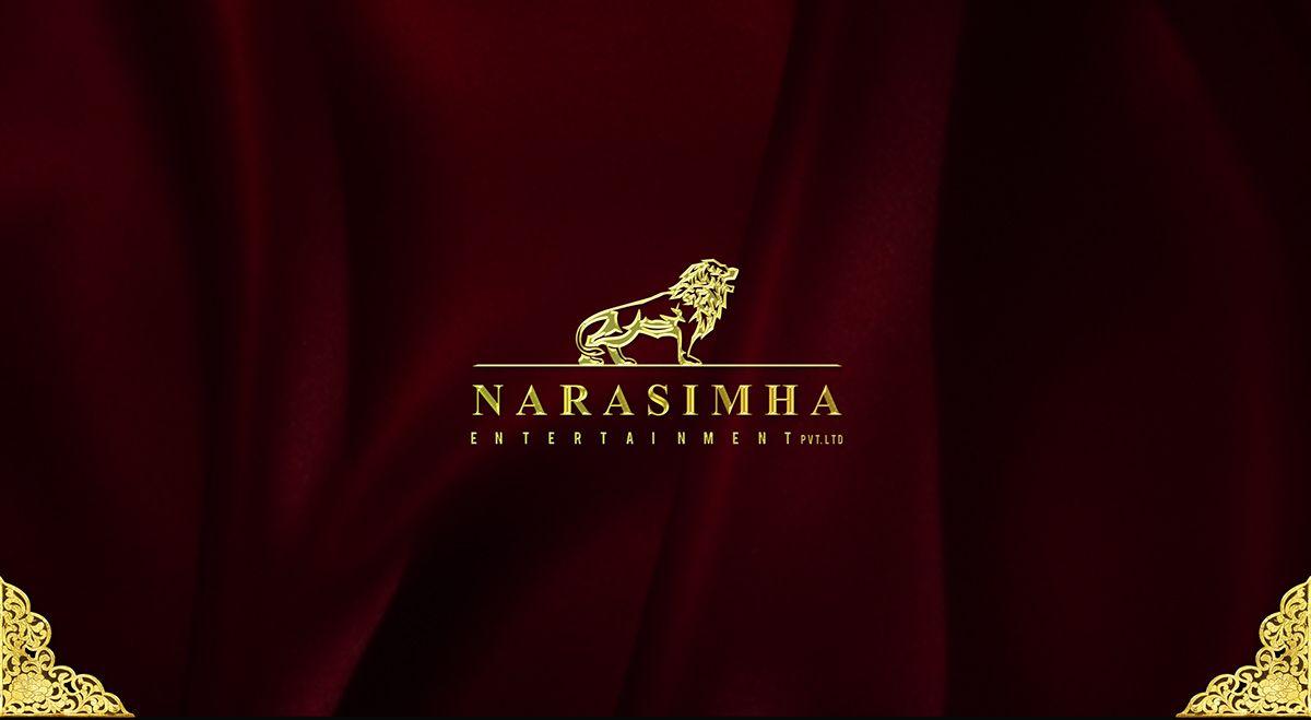 Lion Movie Production Logo - Narasimha Entertainment Pvt.Ltd Branding Identity. on Pantone