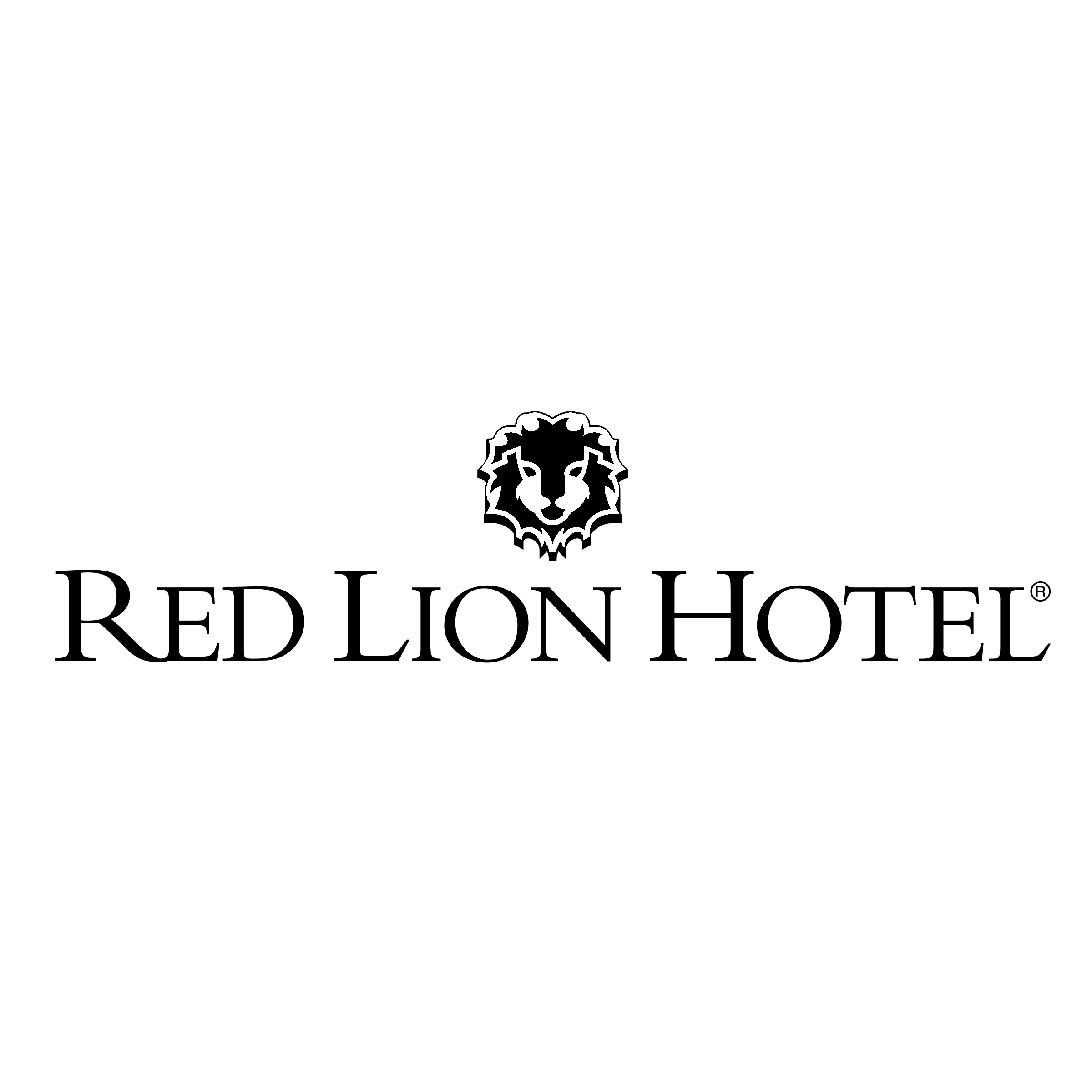 Black Red Lion Hotel Logo - Red Lion Hotel Logo PNG Transparent & SVG Vector - Freebie Supply