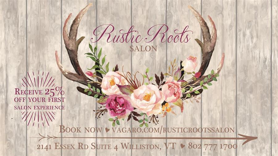Rustic Salon Logo - Rustic Roots Salon LLC In Williston VT | Vagaro