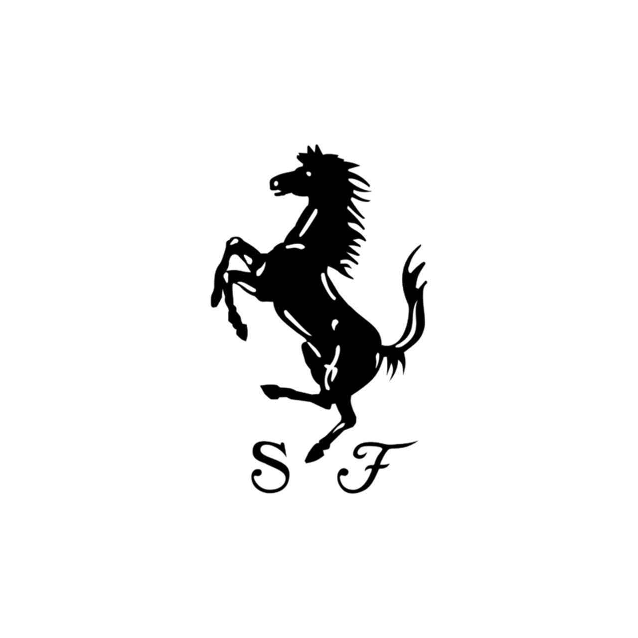 SF Horse Logo - Ferrari Logo Sf Vinyl Decal