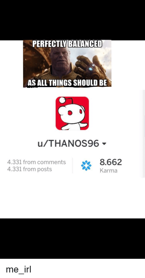 Balanced U Logo - PERFECTLY BALANCED AS ALL THINGS SHOULD BE uTHANOS96- 4331 From