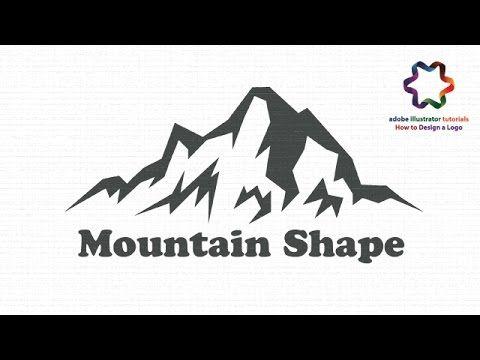 Create a Mountain Logo - Create a Mountain Logo Design in Adobe illustrator - Flat Design ...