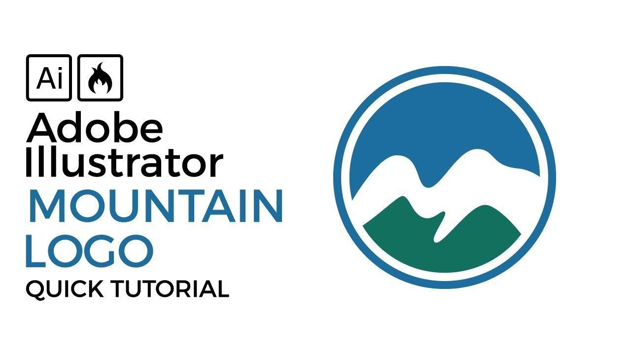 Create a Mountain Logo - Create a Mountain Logo. Adobe Illustrator Easy Tutorial