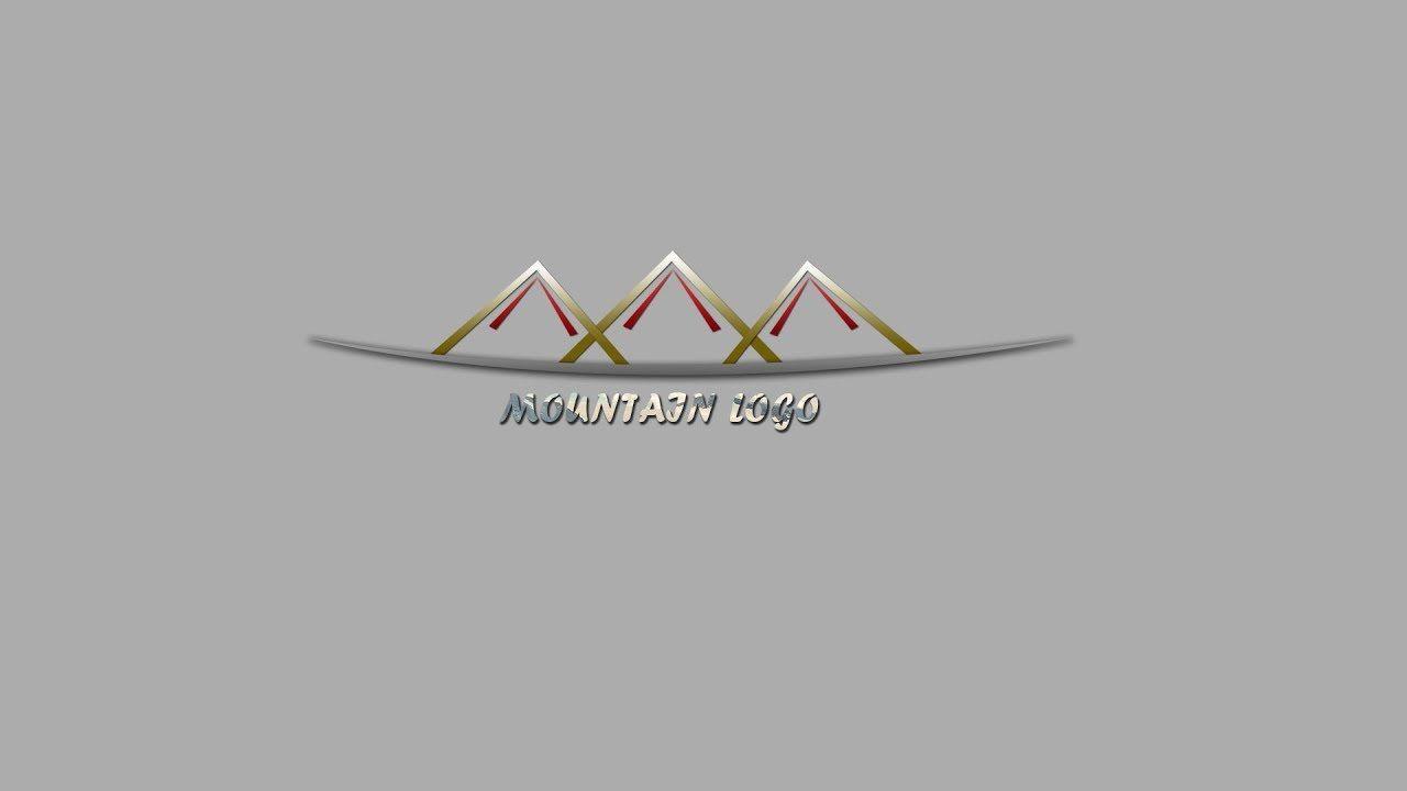 Create a Mountain Logo - how to create mountain logo tutorial - photoshop - YouTube