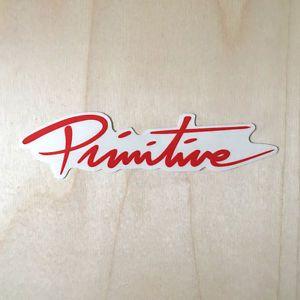 Cursive Logo - Primitive skateboarding vinyl sticker P.ROD Paul Berrics cursive ...