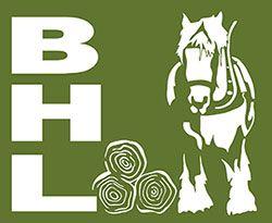 Green and Blue Horse Logo - Blue Horse Equine - British Horse Loggers