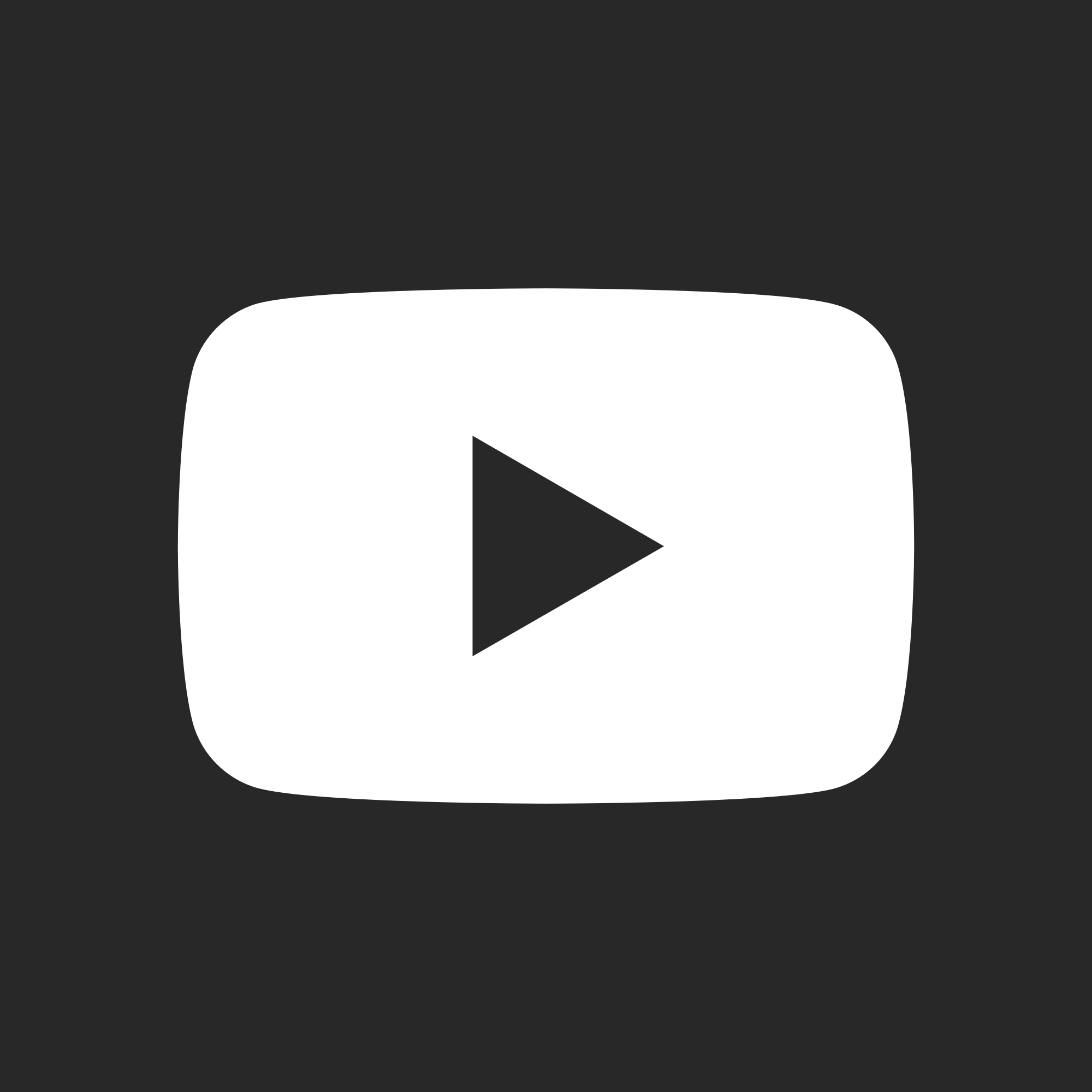 White YouTube Logo - LogoDix