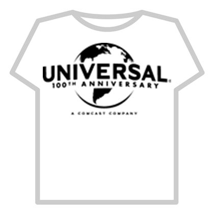 Universal 100th Anniversary Logo - Universal 100th anniversary logo single color - Roblox