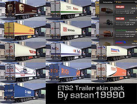 Trailer Company Logo - Real Company logo and trailer skins. ETS 2 mods