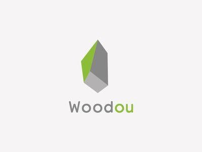 Grey and Green Logo - Best Logo Modern Woodou Form Rotation images on Designspiration