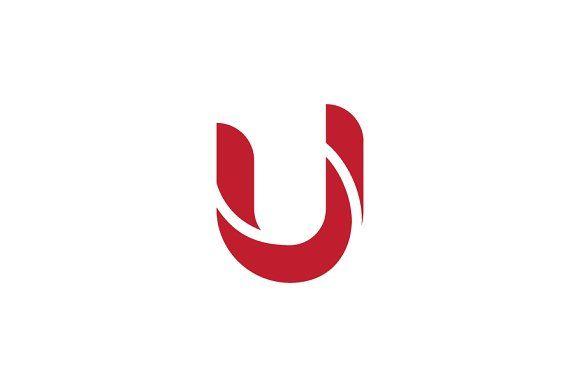 Red U Logo - Letter U Logo ~ Logo Templates ~ Creative Market