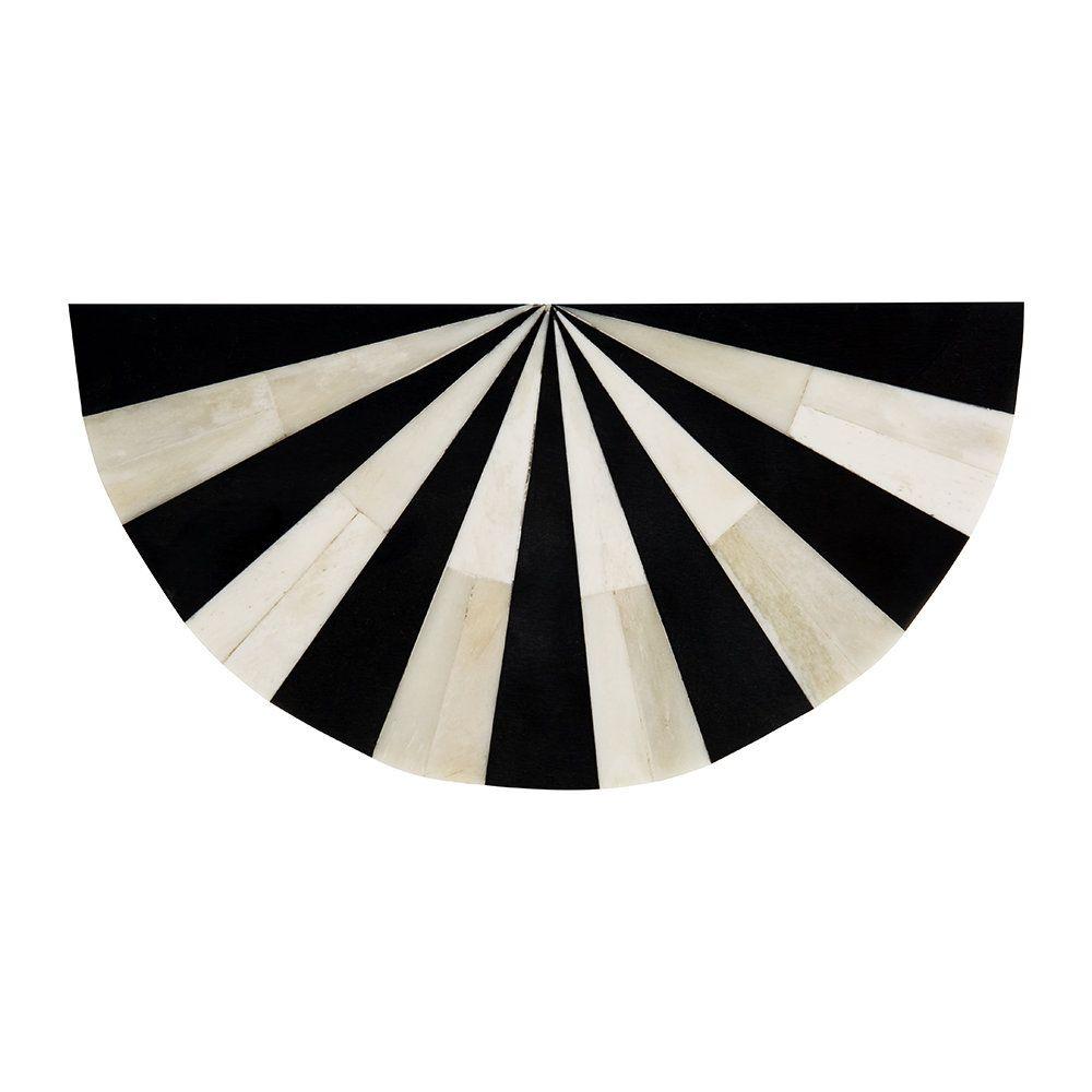 Semicircle with Black and White Logo - Buy A By Amara Black White Semi Circle Box
