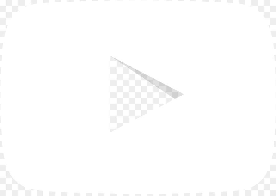 White YouTube Logo - Paper Black and white Logo Pattern - Youtube Play Button png ...