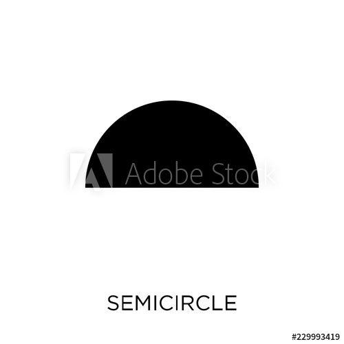 Semicircle with Black and White Logo - Semicircle Posters & Wall Art Prints