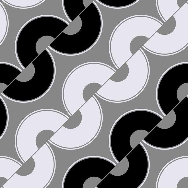Semicircle with Black and White Logo - Semi-circular Black And White Printing, Semicircle, Black And White ...