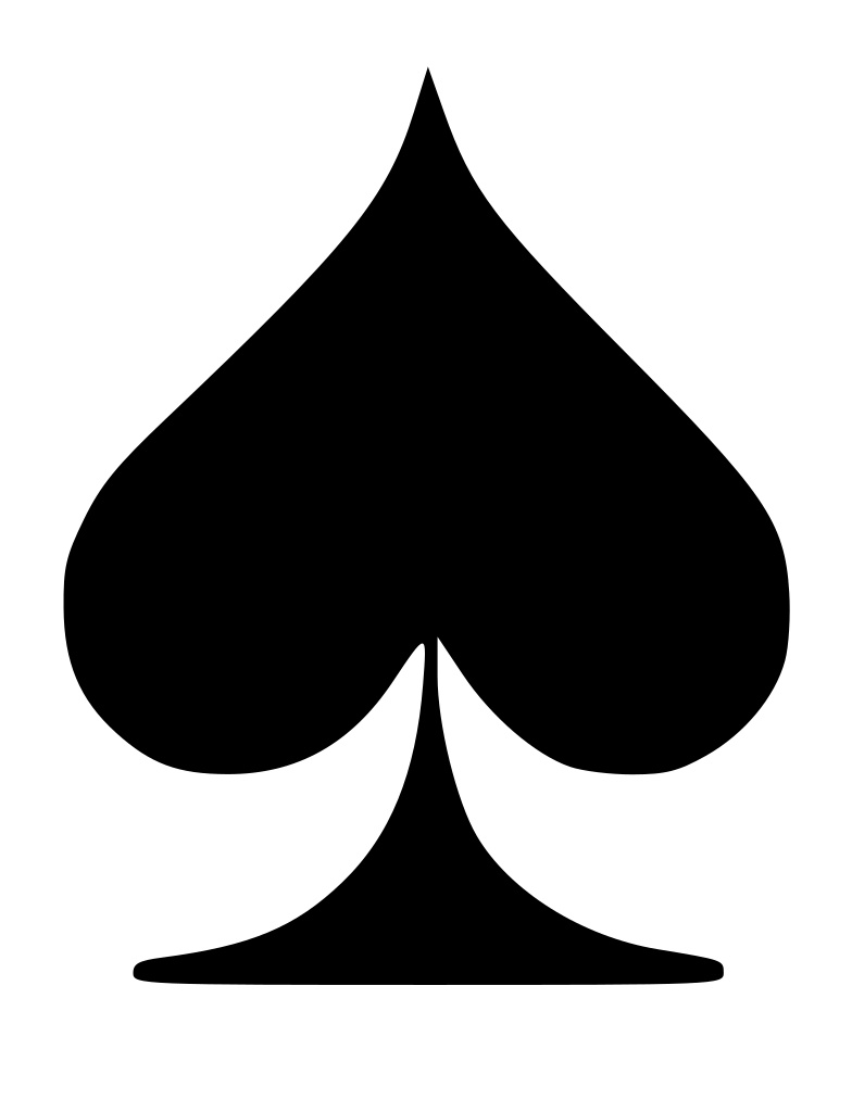 Spade Logo - File:Card spade.svg