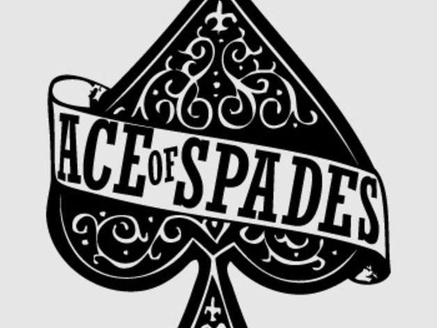 Spade Logo - Ace of Spades Logo by 1oEpalSalaminas - Thingiverse