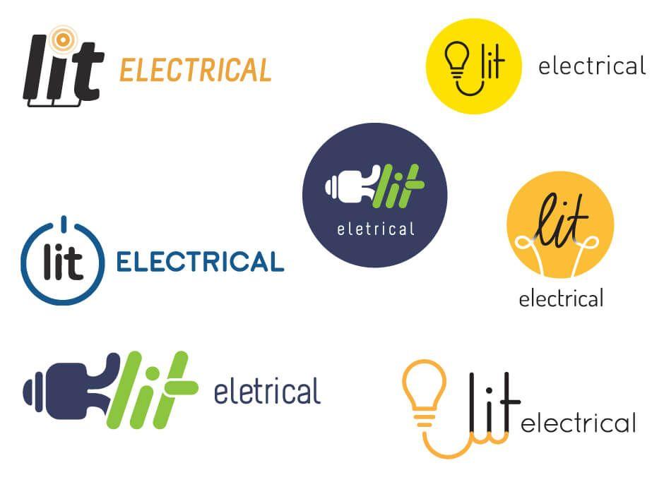 Lit Logo - Lit Electrical Logo Design | Northern Beaches Websites