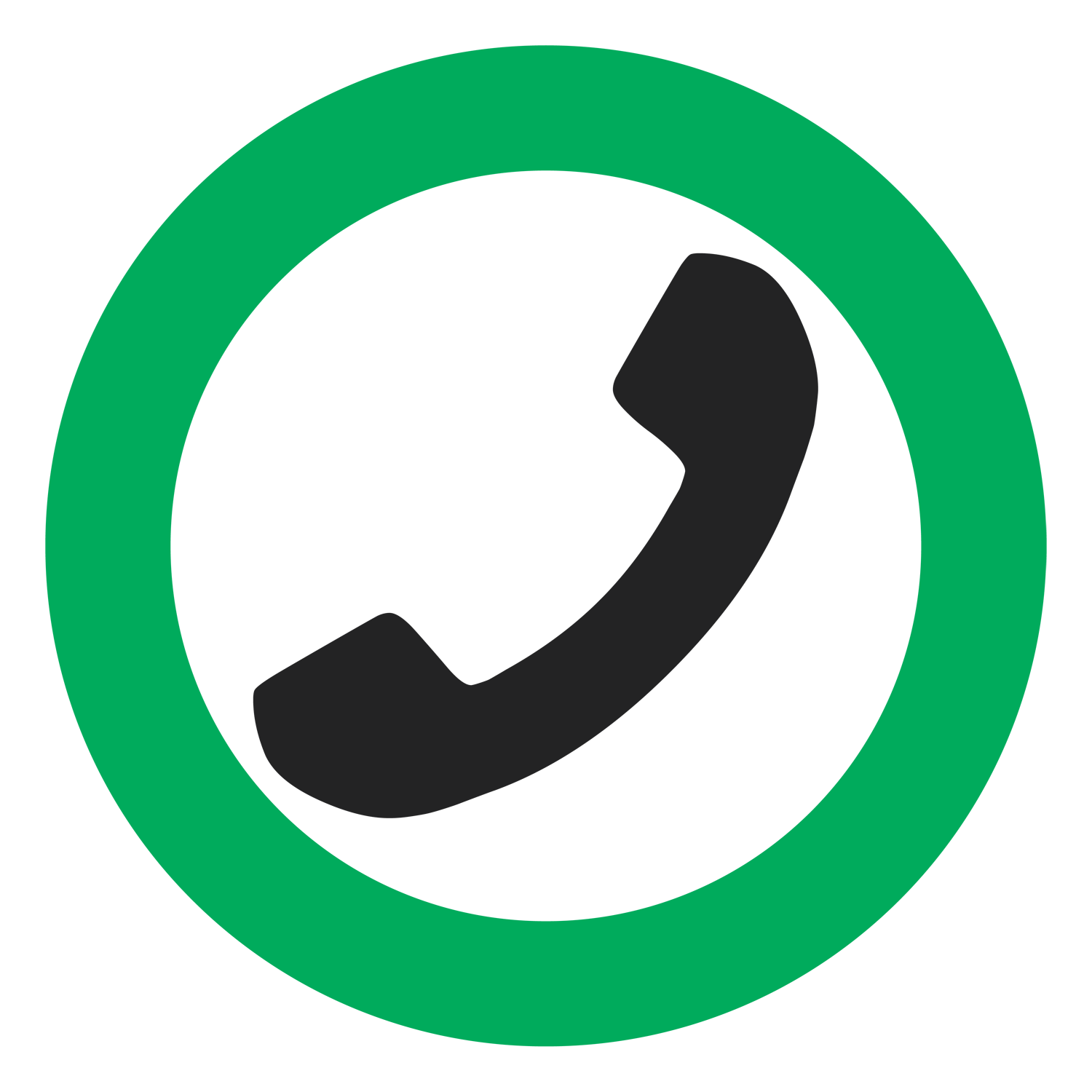Green Phone App Logo - Phone Icon & Vector Icon and PNG Background
