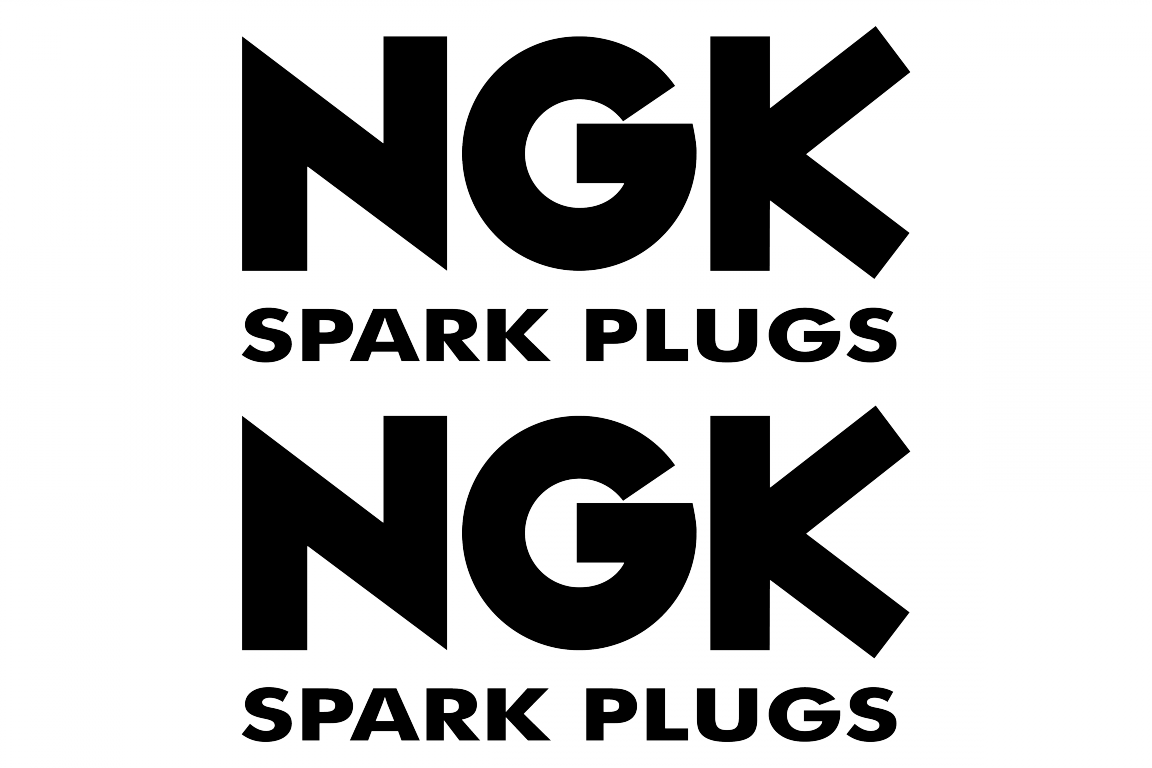 NGK Spark Plugs Logo - NGK logo stickersChoose the color yourselfand select the size ...