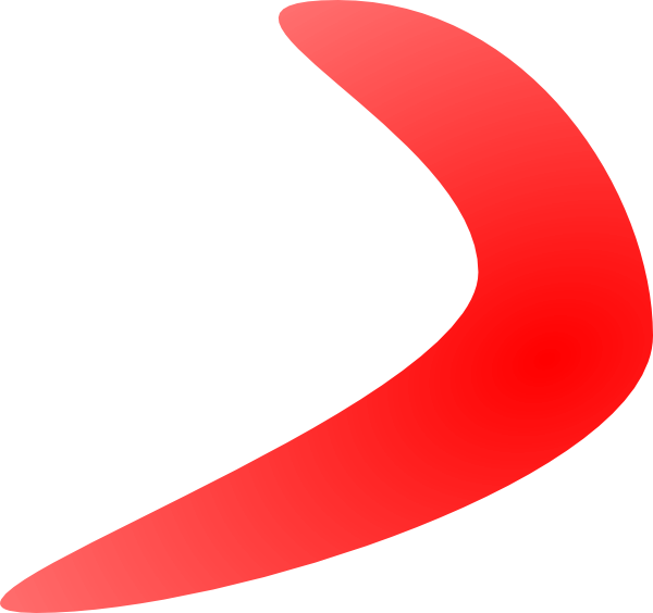 Red Boomerang Logo - Red Boomerang Clip Art at Clker.com - vector clip art online ...