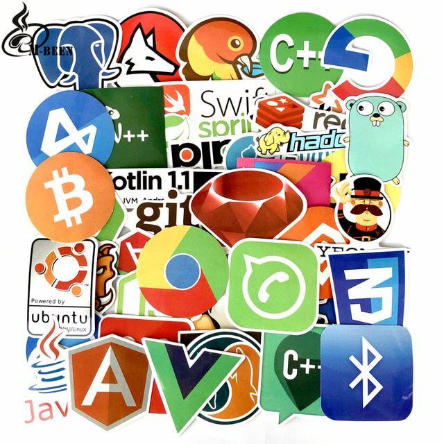 Aliexpress App Logo - Pcs Internet Java JS Php Html Cloud Docker Bitcoin Programming