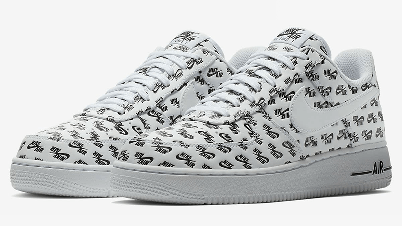 Shoes Air Force Logo - Nike Air Force 1 Low Logos Pack White | AH8462-100 | The Sole Supplier