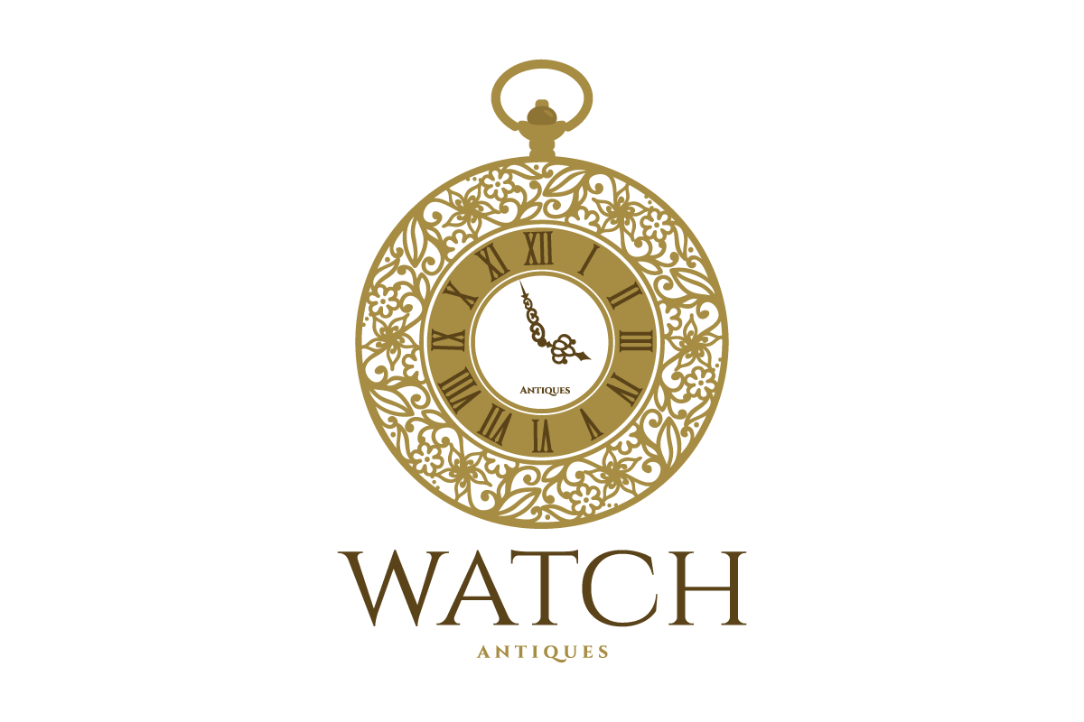 Watch Logo - Watch Antiques Logo Design
