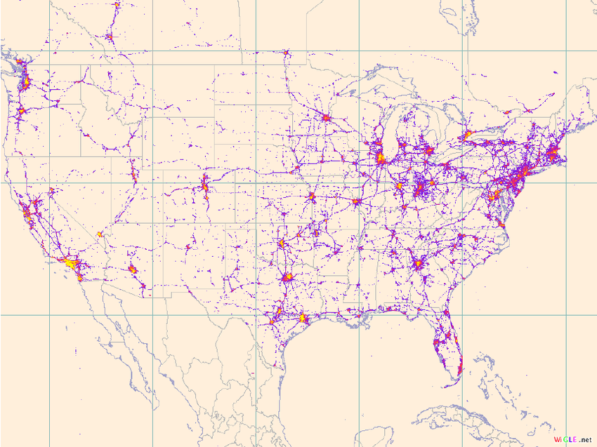 Wigle White with Red Line Logo - Wigle.net map of access points. | Download Scientific Diagram