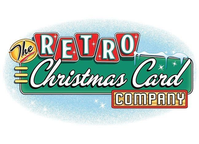 Diane Company Logo - Retro Christmas Card Company Logo Design - Diane Dempsey Design Studio