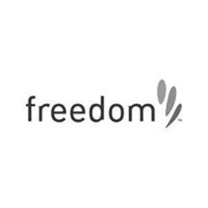 Freedom White Logo - Freedom Furniture - Victoria Gardens Shopping Centre