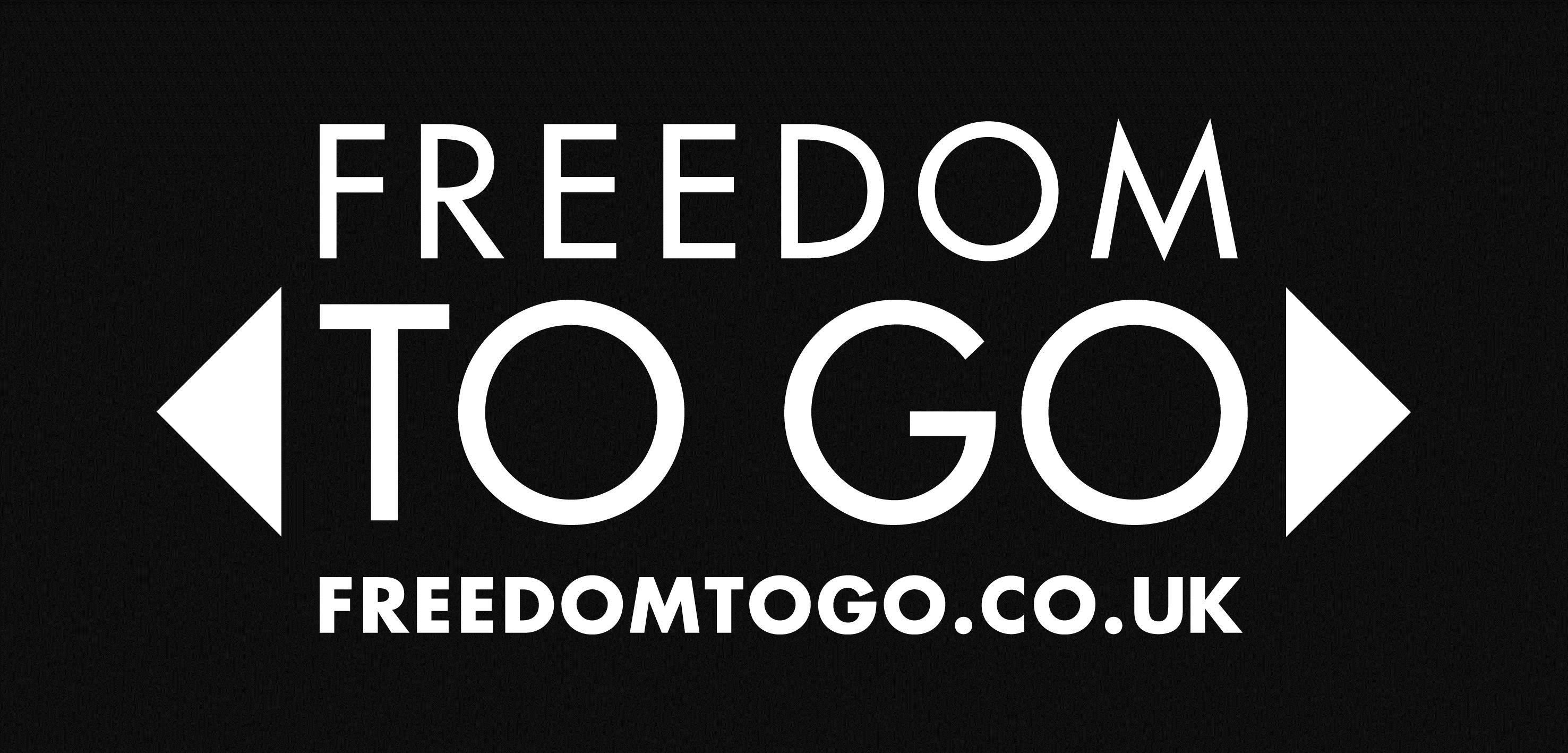 Freedom White Logo - Freedom To Go Brand Room