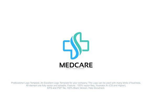 Medical Business Logo - Medical HealthCare - Letter S Logo ~ Logo Templates ~ Creative Market