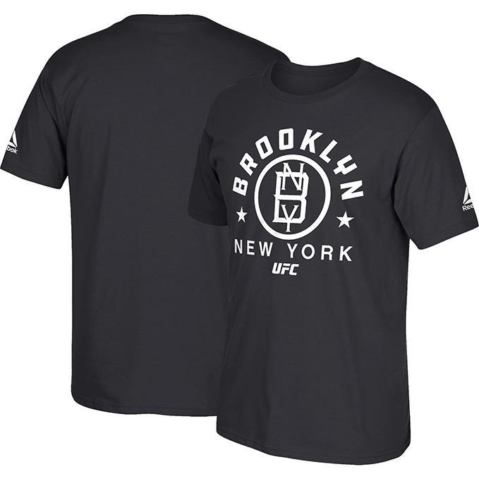 White and Red Corner Logo - Official Men's Reebok UFC Fight Night Brooklyn Red Corner Weigh-In ...