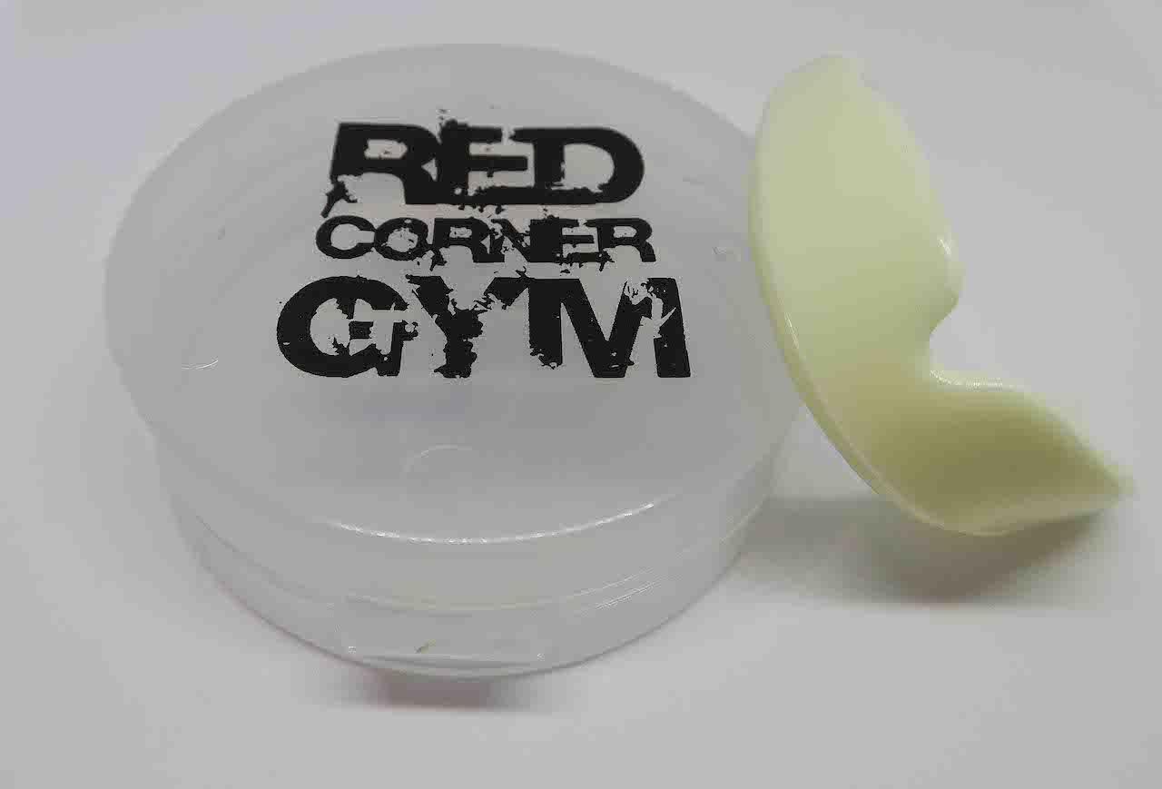White and Red Corner Logo - Gum Shield – JNR – Red Corner Gym